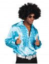 Camisa Disco Party turquesa