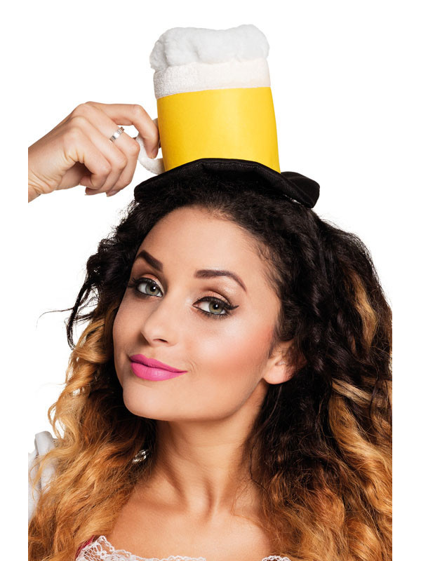 Diadema jarra de cerveza mujer