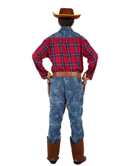 Disfraz vaquero cowboy espalda