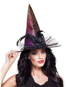 Sombrero de bruja irisado