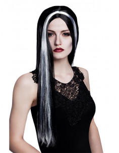 Peluca bruja negra