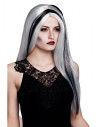 Peluca bruja gris