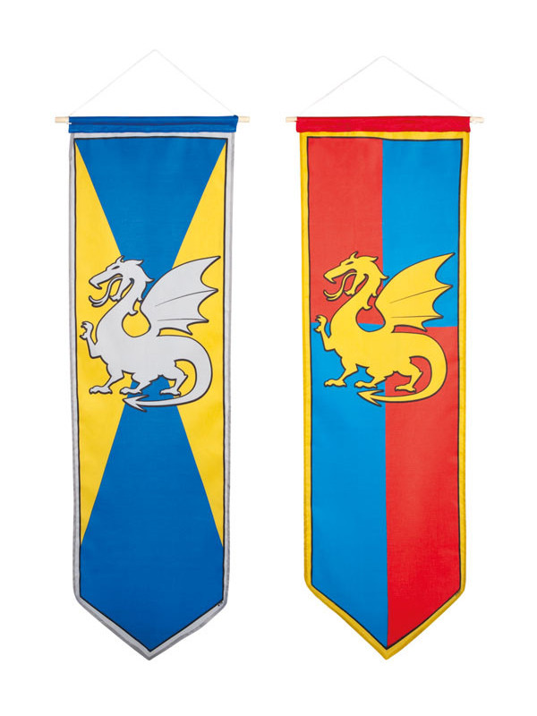 Estandarte medieval Dragón