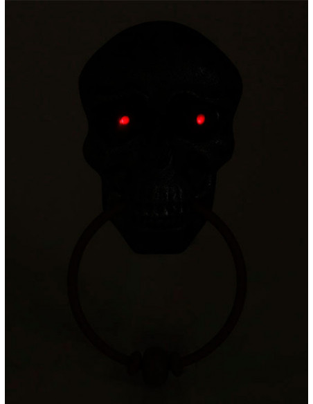 Decoración de puerta Halloween con luz