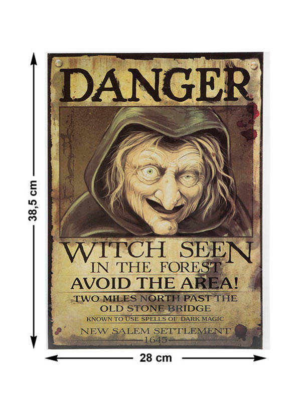 Cartel Halloween para decoración