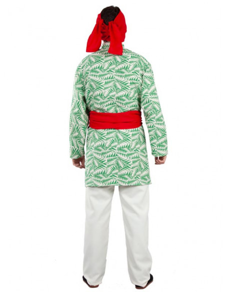 Disfraz hindú para hombre espalda