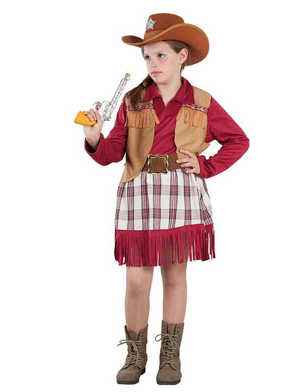 Disfraz de vaquera cowboy infantil