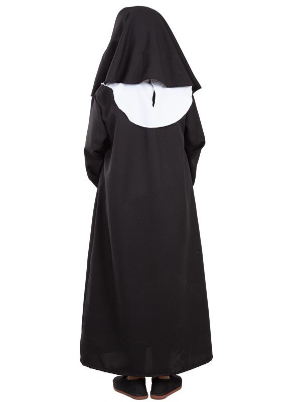 Disfraz monja zombie para niña espalda