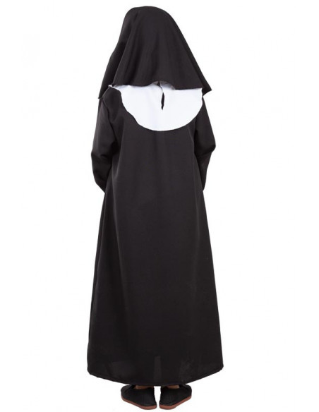 Disfraz monja zombie para niña espalda