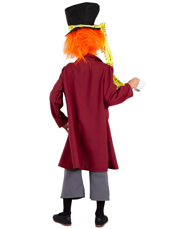 Disfraz Sombrerero loco infantil espalda