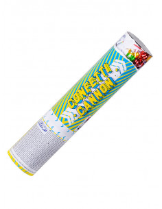 Cañón de confeti multicolor