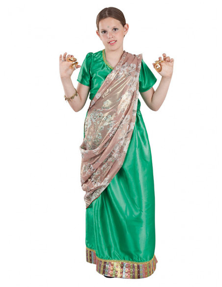 Disfraz hindú para niña