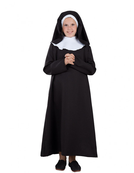 Disfraz de monja para niña