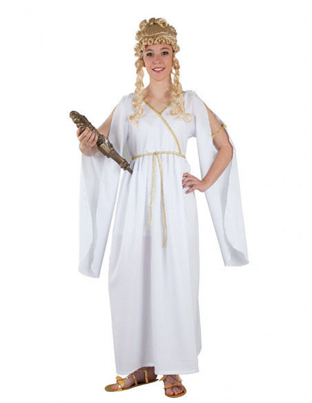 Disfraz de romana adulto oro