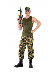 Disfraz soldado militar para adolescente