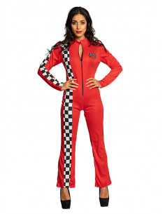 Disfraz azafata de carreras mujer