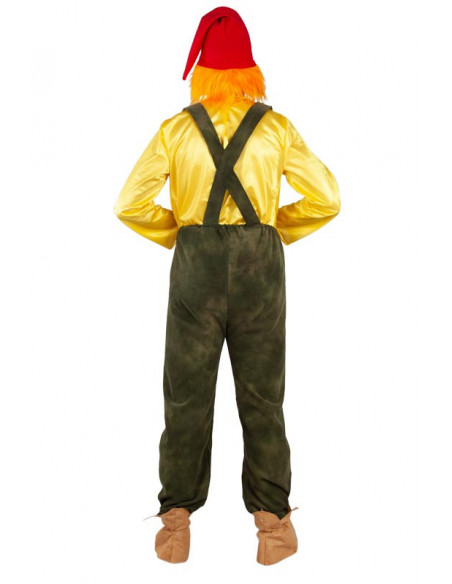 Disfraz enanito para adulto espalda