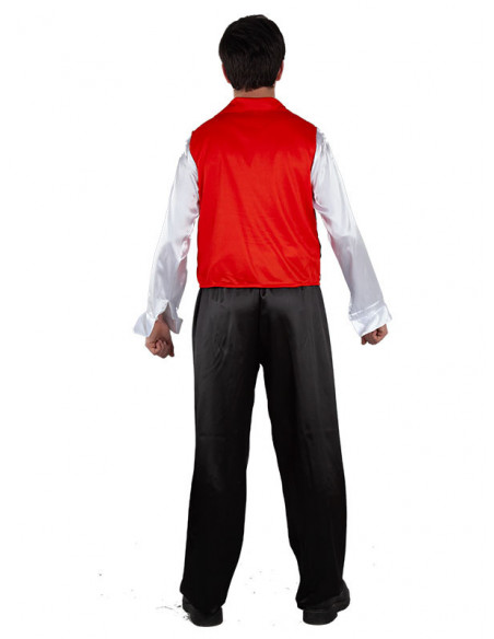 Disfraz de crupier para hombre espalda