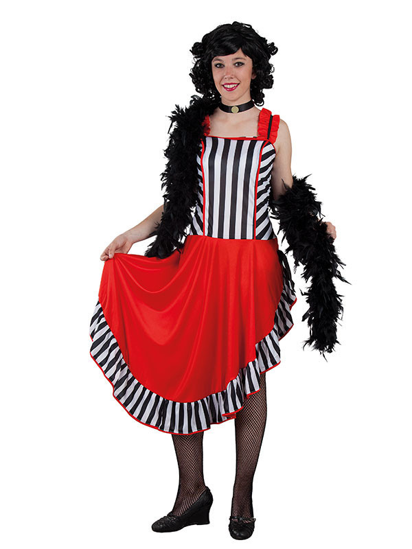 Disfraz can can oeste mujer