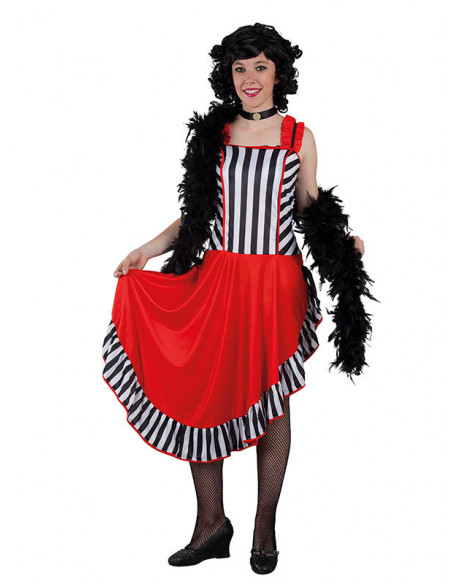 Disfraz can can oeste mujer