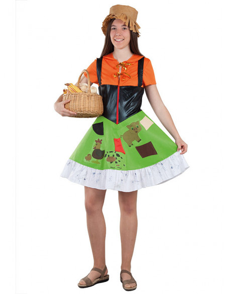 Disfraz granjera para mujer