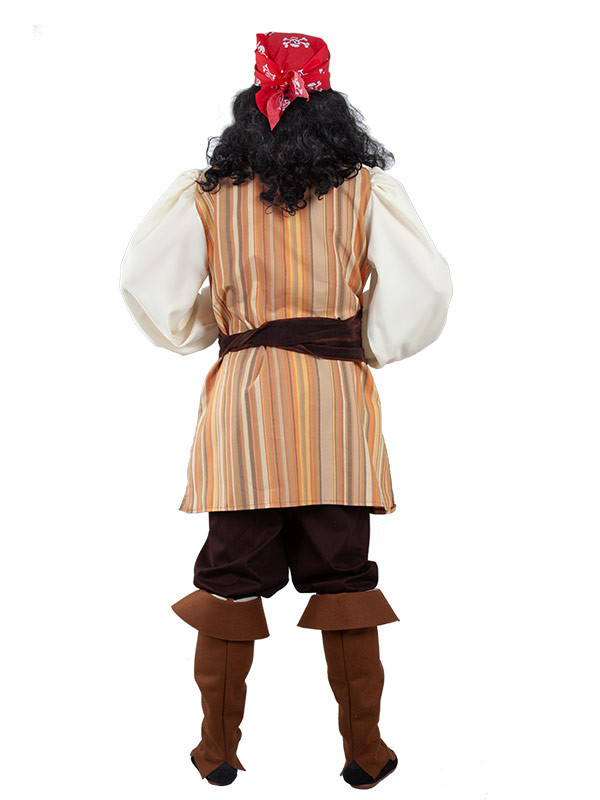 Disfraz pirata para adulto espalda