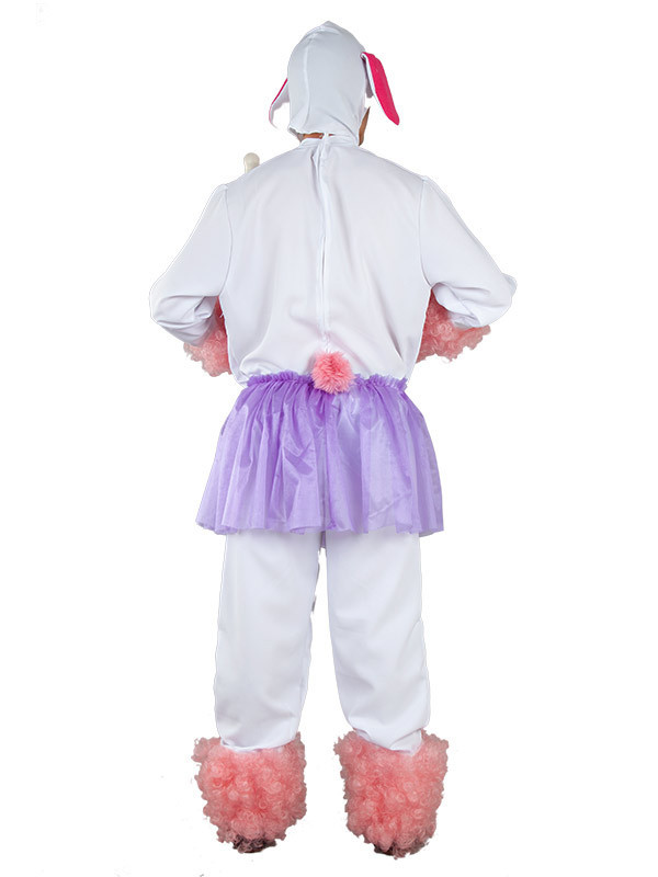 Disfraz de perrita Lola adulto espalda