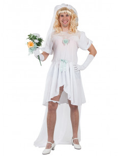 Disfraz de novia para hombre