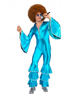 Disfraz Disco azul para hombre