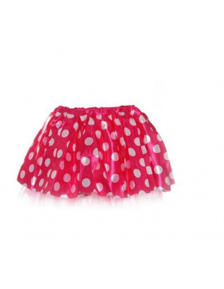 Falda Minnie infantil fucsia