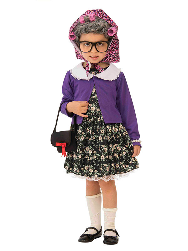 Disfraz de abuela para niña