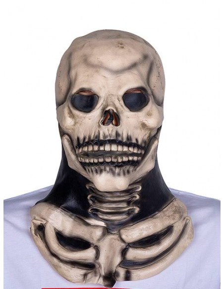 Máscara de esqueleto zombie halloween