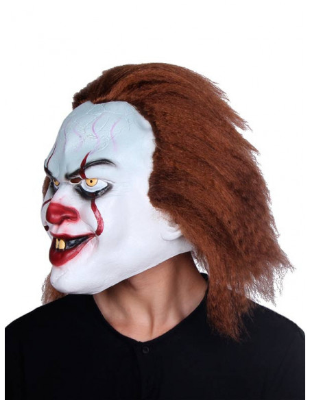 Máscara Payaso terrorífico detalles