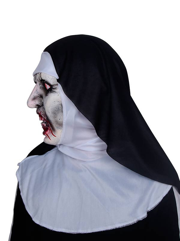Máscara de La Monja látex lateral