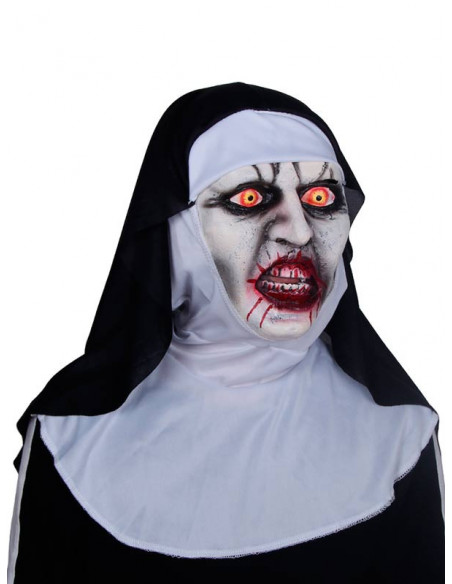Máscara de La Monja látex detalles