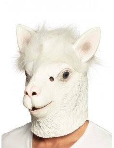 Máscara Llama blanca