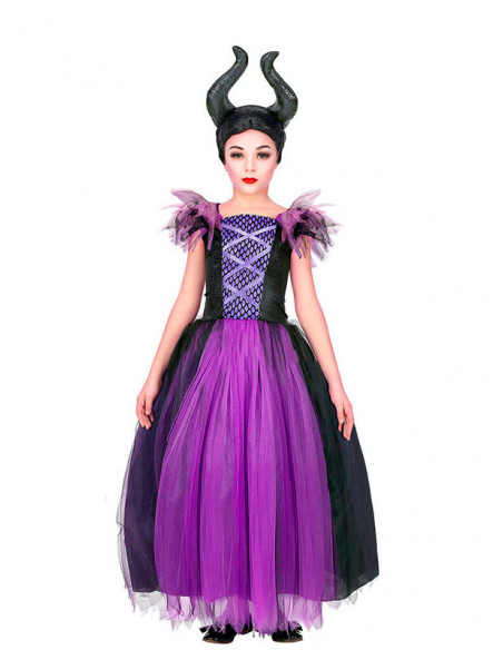 Disfraz maléfica para niña infantil
