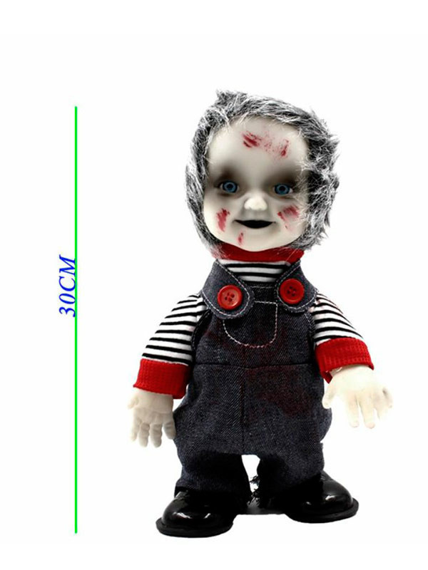 Muñeco diabólico con música y movimiento