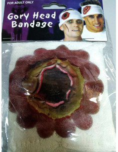 Venda con herida para cabeza 2