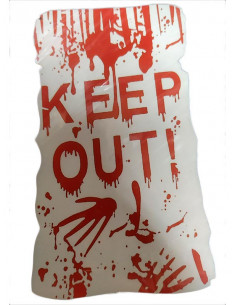 Pegatina No entrar Halloween