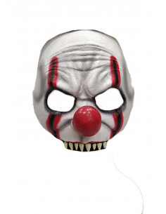 Media máscara de látex payaso