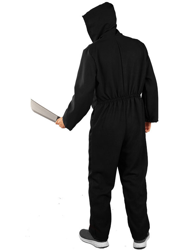 Disfraz Halloween mono negro espalda