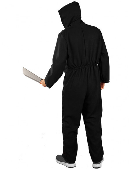 Disfraz Halloween mono negro espalda