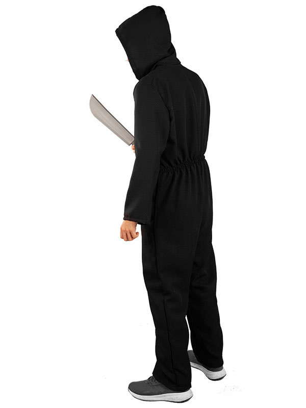 Disfraz Halloween mono negro perfil