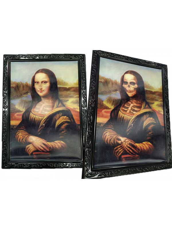 Cuadro Halloween cambiante mona lisa