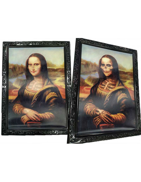 Cuadro Halloween cambiante mona lisa