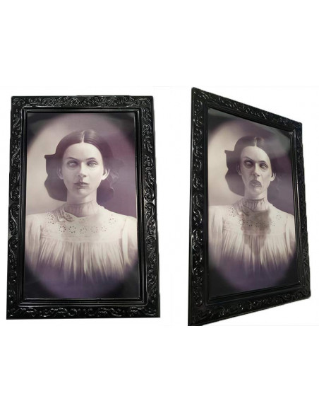 Cuadro Halloween cambiante pequeño señora