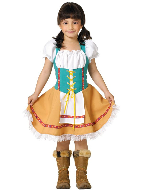 Disfraz tirolesa infantil