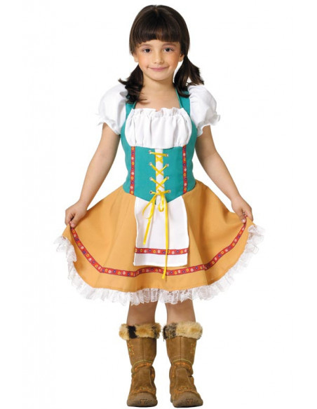 Disfraz tirolesa infantil