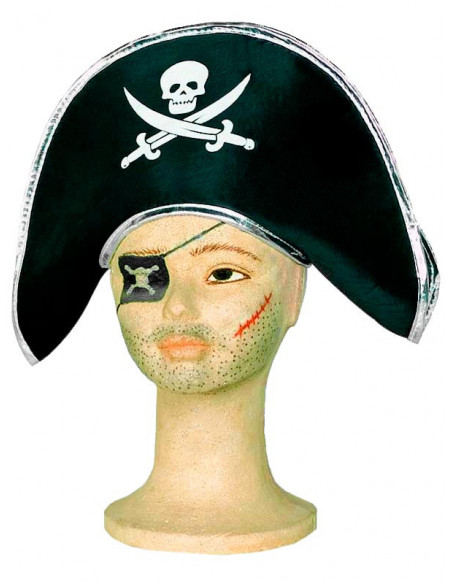 Sombrero pirata fieltro